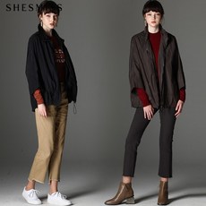 [쉬즈미스.] [쉬즈미스] 케이퍼블 스트링 캐주얼 집업 점퍼