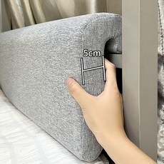 벽매트 벽쿠션 침대 안전 벽가드 대형 어린이 가드 아기벽쿠션, D. 고급 린넨 검댕, 1개