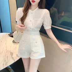 트위드반팔투피스