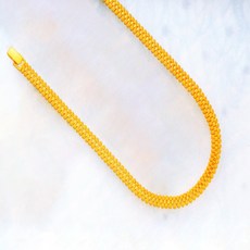 순금면체인목걸이