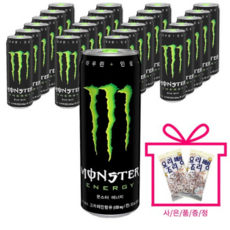 몬스터에너지 그린 355ml 20캔(사은품 요리죠리뻥 2개 증정), 20캔