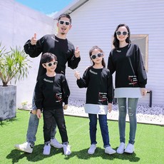 패밀리룩 초 가을 일가 세식구 어머니 여성의류 스타일리쉬 복 남매