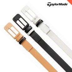[테일러메이드] 여성 소가죽 배색 벨트 CCN51, 코랄 U31230
