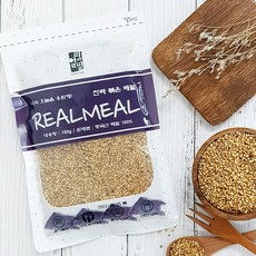 리얼밀 볶은 메밀 150 통곡물 스낵 후레이크 시리얼, 1개, 150g