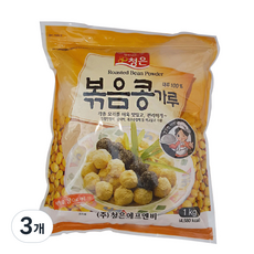 청은 볶음콩가루, 3개, 1kg