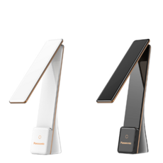 파나소닉 LED 라이트 터치 센서 접이식 테일블 램프 휴대용 USB 충전방식 스탠드, 블랙