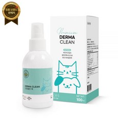 멍냥이랑 더마클린액 곰팡이 피부염 강아지 피부 소독약, 100ml, 1개