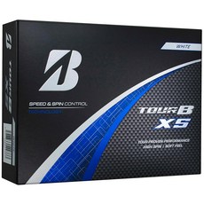 BRIDGESTONE (브리지스톤) 골프공 TOUR BXS 2024년 모델 12구들이 화이트S4WXJ, 1개 - 투어bxs