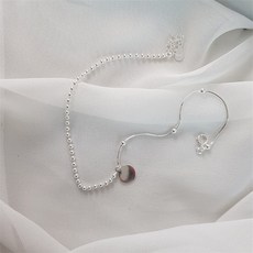 이쁜 이쁜 납작코인 포인트 은발찌 (5533229)