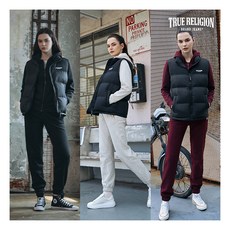 [트루릴리전] 24FW 여성 패딩베스트 헤비 기모 셋업 3종
