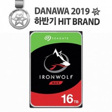 (포)Seagate 16TB IronWolf ST16000VN001 (SATA3/7200/256M), 1 - st16000vn001