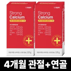 펫생각 리얼칼슘 강아지 관절 영양제 연골 슬개골 탈구 디스크 도움 보조제 아기 노견 노령견 보스웰리아 글루코사민 MSM 120g, 2박스