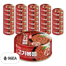 롯데 고추장 고기볶음 80g, 96개