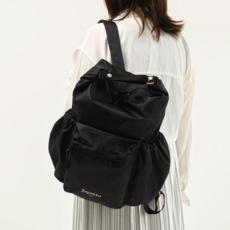 Repetto 레페토 여성 백팩 수브루소 블랙 발레 필라테스 요가 가방 Soubresau BackPack 51202-5-50346