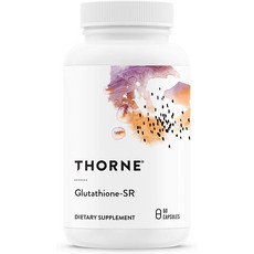 Thorne Research 쏜리서치 Glutathione-SR 글루타티온 글루타치온 영양제 60캡슐 1병, 68