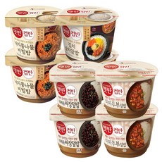 CJ 햇반컵반(낙지콩나물비빔밥+김치날치알밥+중화마파두부덮밥+직화볶음짜장덮밥), 1세트