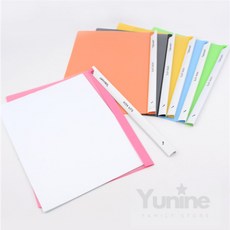 YUNS A4 쫄대 클리어화일 파일홀더, 1개, 랜덤