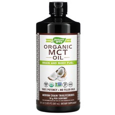 Nature's Way Organic MCT Oil 네이쳐스 웨이 올가닉 MCT 오일 887ml, 1개