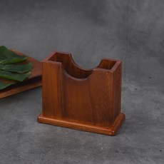 KD 냅킨 꽂이 홀더 우드 테이블 휴지 케이스 엔틱, 경.엔틱냅킨꽂이 (043856), 1개