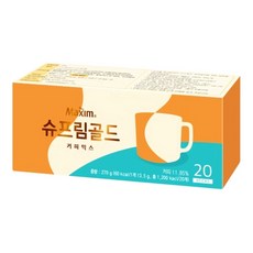 맥심 슈프림 골드 커피믹스, 13.5g, 20개입, 24개