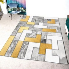 복도 카펫 거실 실내 회색 침실 직사각형 거실용 유지 관리가 쉬운 50X80cm, 100*180Cm_Gray
