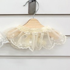 도기코디 진주 레이스 케이프, 1개, 옐로우