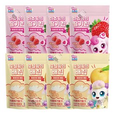 캐치티니핑 하츄핑 딸기칩 2개 + 포실핑 배칩 2개 세트, 2세트, 54g