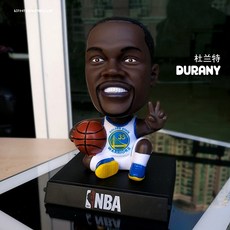 인싸템 핫한 NBA 블루 스타플레이어 족구볼 메시 쿠리 고개젓다 피규어 차량실내악세서리, 듀랜트 125