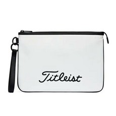 타이틀리스트 제트블랙 클러치백 손가방 파우치 Jet Black Clutch TA20JBCK-10, 화이트(TA20JBCK-10)