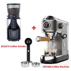 CRM3605 커피머신 BioloMix 반자동 분말 커피 에스프레소 라떼 우유 증기 거품봉 20 바, 8.CM7008 N BCG819 - EU