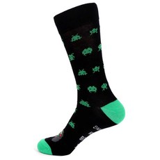 Mens Gaming Novelty Socks in Black with Green Gamin 녹색 게이밍 동물이 포함된 남성용 게이밍 참신 양말 "방해하지 마세요 저는 게이밍입니다