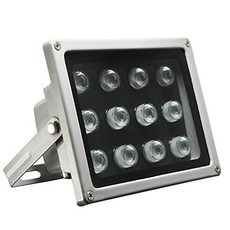 Univivi IR 조명기 850nm 12 LEDs 와이드 앵글 IR 조명기 for 나이트 Visio, 상세내용참조