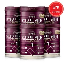 뉴 아이엠마더 컴포트케어 1단계 800g 배앓이분유, 6개