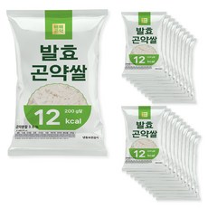 빼빼곤약 발효곤약쌀 200g x 20팩 (100g당 6kcal), 20개