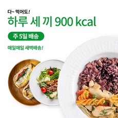 슬림쿡 [정기배송] 하루 약 900칼로리 식단관리 도시락 X 1주, 단품