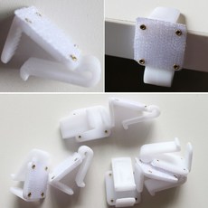진짜 웨딩 장식 테이블 스커트 스커트 클립 테이블천으로 클립 스프링 장착 클램프 홀더 플라스틱, 한개옵션0, 1개