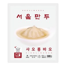 서울만두 샤오롱바오 500g 육즙만두 고기만두 소룡포 고기 딤섬 냉동만두 냉동안주, 1개