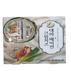 트레이더스 대파&베이컨 크림치즈 50g X 8입(냉장배송)