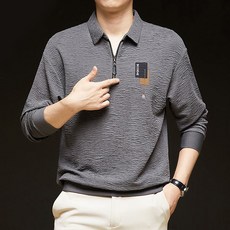 남성 반집업 스판 카라티셔츠 골프카라티 캐주얼 카라티 오피스룩