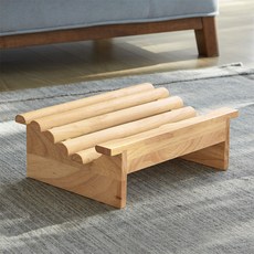 우디홈 발받침대 원목 책상 사무실 의자 수유 발판