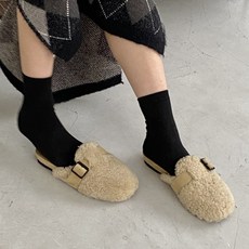 메이드 여자 리얼양모버켄 뮬슬리퍼 3컬러
