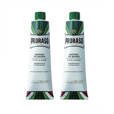 프로라소 리프레쉬 & 토닝 쉐이빙 크림 Proraso Shaving Cream Refreshing and Toning 5.2oz 150ml 2팩, 1개