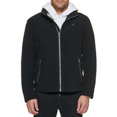 타미힐피거 코트 Tommy Hilfiger Wool Cable Cardigan, X-Large, Black