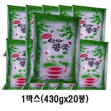 푸른들 산마콩국-1박스(430gx20봉)20인분 업소 전문용, 1봉, 430g