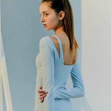 안다르 엑스핏 백 U넥 롱슬리브_허쉬드그린_(AJFLS-08MNT)