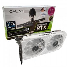 갤럭시 갤럭시 갤라즈 GALAX 지포스 RTX 3050 EX WHITE OC D6 8GB