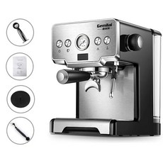 커피 머신 반자동 CRM3605 에스프레소 머신 더블 컵 깔때기 메이커 풀 플라워 실린더 영어 설명서, 우리, 1.미국