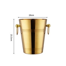 샴페인 레어 버킷 쿨러 와인 버켓 양동이, 5L, 1개