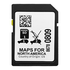 QNHEAY Latest 2023 GPS Navigation SD Card Fit for Cadillac CT5 2020 2021 2022 All-US&CA Map Replace - map2020