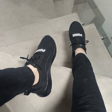 PUMA 푸 마 남녀 스니커 즈 2020 가을 트 렌 디 한 커 플 슈 완 진 운동화 왕 면 런닝 화 366970 - 01 / 블랙 매장 장 추천 36